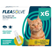 Fleasolve Spot On Cat x6 Flea Treatment