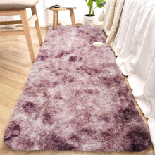 (80 X 300 cm (2ft 6in x 10 ft), Pink Lilac) Thick Large Shaggy Rugs for Living Room Nonslip Area Rug Soft Fluffy Bedroom Carpets