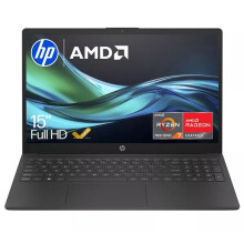 HP 15-fc0527sa 15.6" Laptop - AMD Ryzen 7, 512 GB, Jet Black