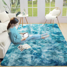 (160 x 230 cm (5ft 3 in x 7ft 7in), Teal) Thick Large Shaggy Rugs for Living Room Nonslip Area Rug Soft Fluffy Bedroom Carpets
