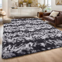 (200 x 290 cm (6ft 7in x 9ft 3in), Dark Grey) Thick Large Shaggy Rugs for Living Room Nonslip Area Rug Soft Fluffy Bedroom Carpets