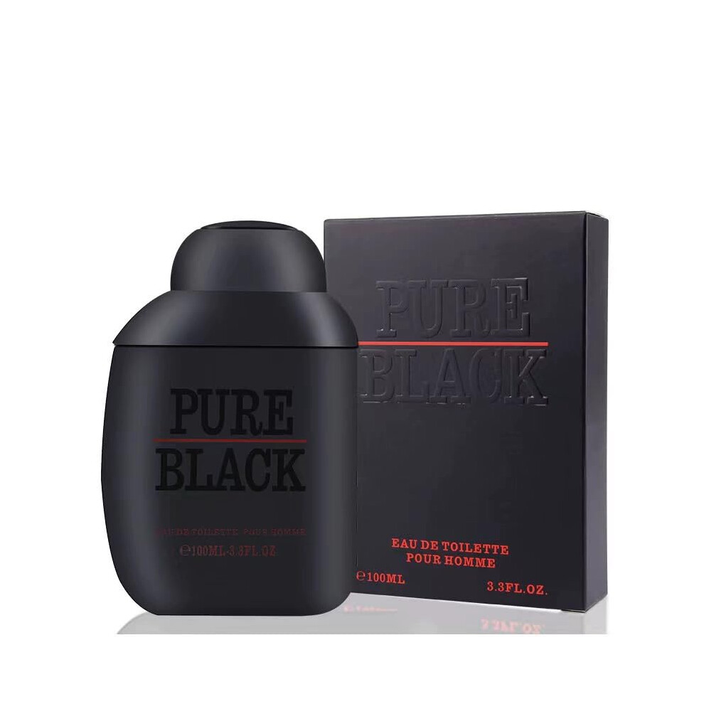 Black Men's Perfume 100Ml Eau De Toilette, Long Lasting Woody Marine Fragrance, Gentleman's Tobacco Scent 3.4 Fl Oz