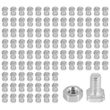 50 Packs Greenhouse Nuts and Bolts - Square Head Bolts Nuts for Greenhouse Repair Kit