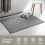 KEPLIN Water Absorbent 50x80cm Non-Slip Microfibre Bath Mat Soft, Light Grey 4