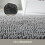 KEPLIN Water Absorbent 50x80cm Non-Slip Microfibre Bath Mat Soft, Light Grey 5