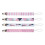 4pcs Baby Pacifier Clip Chain Printing Cotton 2
