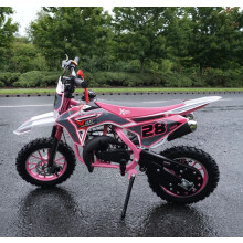 Mini Dirtbike Motorbike Motocross Scrambler Pink 49cc 2 Stroke Petrol