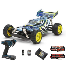 TAMIYA RC 58630 Plasma Edge II TT-02B 1:10 Premium Wheel Radio Bundle