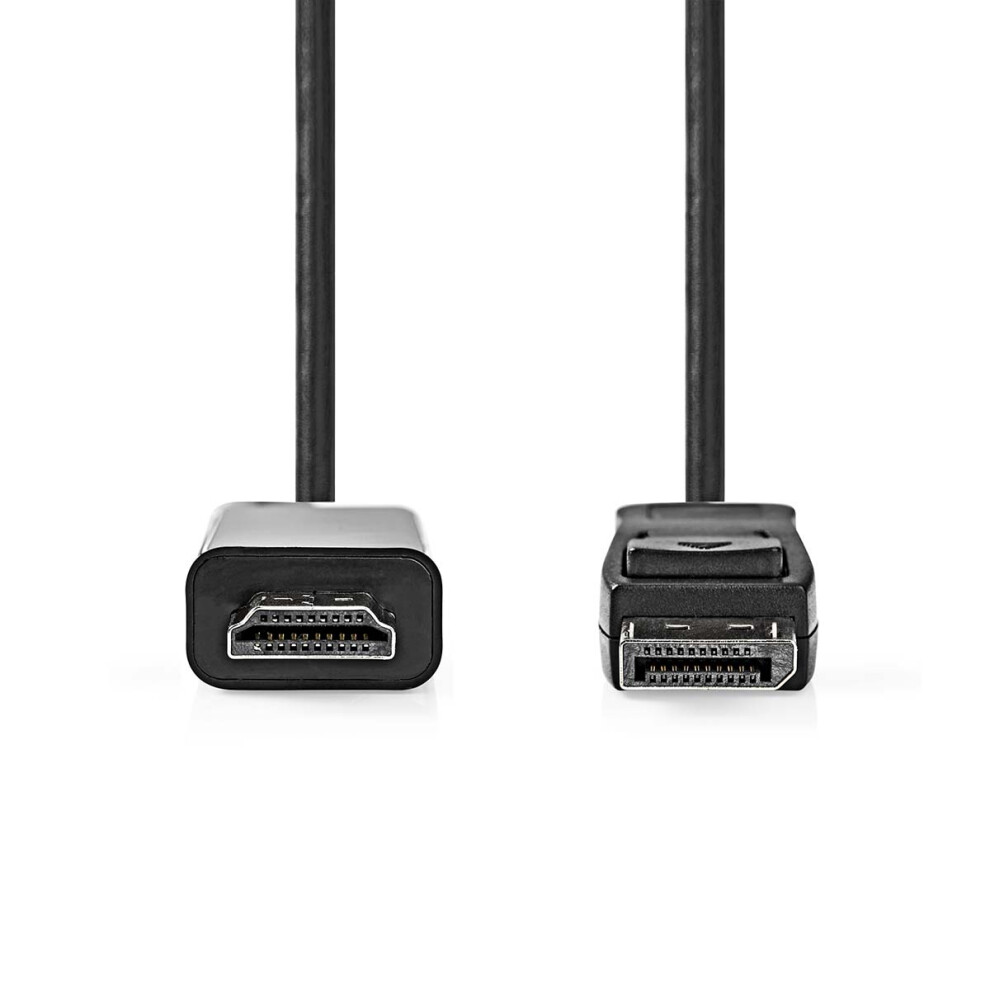 2M Displayport 1.2 Cable Displayport Male To Hdmi Connector - Black 5412810420810