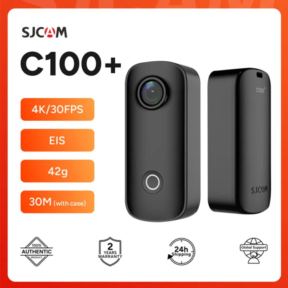 Sjcam C100 Plus Action Camera 4K 30M Waterproof 2.4G Wifi Action Sport Action Cam Eis Bicycle Helmet Motorcycles 7553297483139