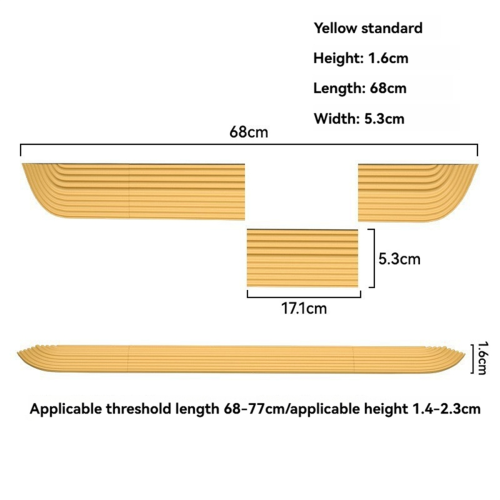 Floor Sweeper Threshold Bars for Applied to Most Sweeping Robots A 2