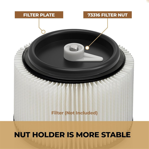 Vacuum Filter Nut and Plate for Cleaner Accessories 2