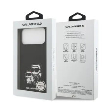 Karl Lagerfeld Liquid Silicone Case for iPhone 17 Pro Max 6.9" Black