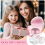 Mini Cotton Candy Maker with Sugar Scoop Pink, EU Plug 4