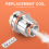 5 Pcs Replacement Coil Heads for Sub Z2 Z1 Mesh Coils 0.4 Ohm 5