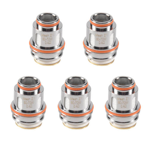 5 Pcs Replacement Coil Heads for Sub Z2 Z1 Mesh Coils 0.4 Ohm