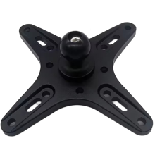 Monitormontageadapterplaat met 1 inch kogelkop