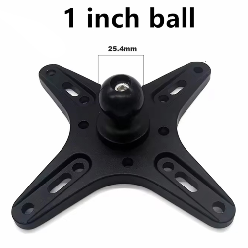 Monitormontageadapterplaat met 1,5 inch kogelkop 2