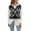 Mouwloos V-hals gebreid vest 4