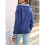 V-Neck Regular Fit Knit Sweater Dark Blue M 6