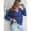 V-Neck Regular Fit Knit Sweater Dark Blue M 9