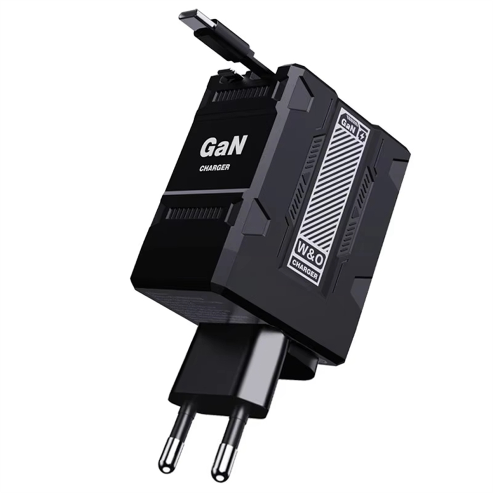 New Gan 20W Fast Charging Pd3.0 Charger For Eu Plug Black 4852324271569