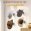 Cowboy Hat Rack for Wall, 4 Pack Holder Wall Mount 8
