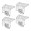 4 PCS Mounting Bracket for 1inch Pleated Shades 2