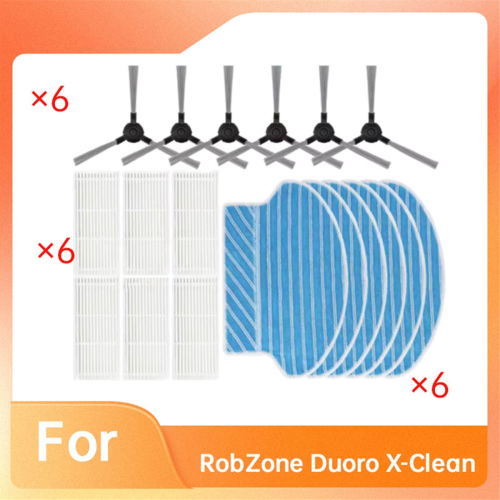 18 Pcs for RobZone Duoro X-Clean Sweeping Machine Accessories 2
