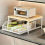 Space-Saving Kitchen Countertop Organizer with Drawer Black 7
