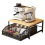 Space-Saving Kitchen Countertop Organizer with Drawer Black 3