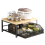 Space-Saving Kitchen Countertop Organizer with Drawer Black 4