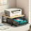 Space-Saving Kitchen Countertop Organizer with Drawer Black 9