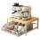 Space-Saving Kitchen Countertop Organizer with Drawer White 4