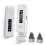 Draadloos - Compatibele zender en ontvanger LED-display Wit 2