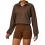 Dames tops Chocolade Kleur M 3