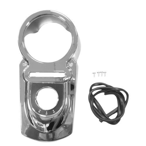 Motorfiets Chromen Tank Dashboard Console Cover voor 1