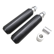 1Pair 6in Crash Bar Shock Sliders Mounts for Dyna Street Bob