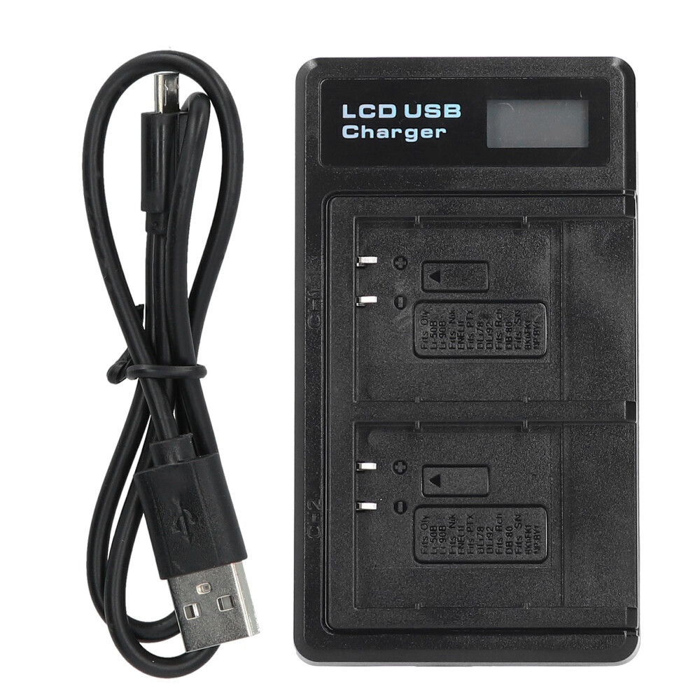 Portable Camera Battery Charger For Li-50B Usb 9469363704566