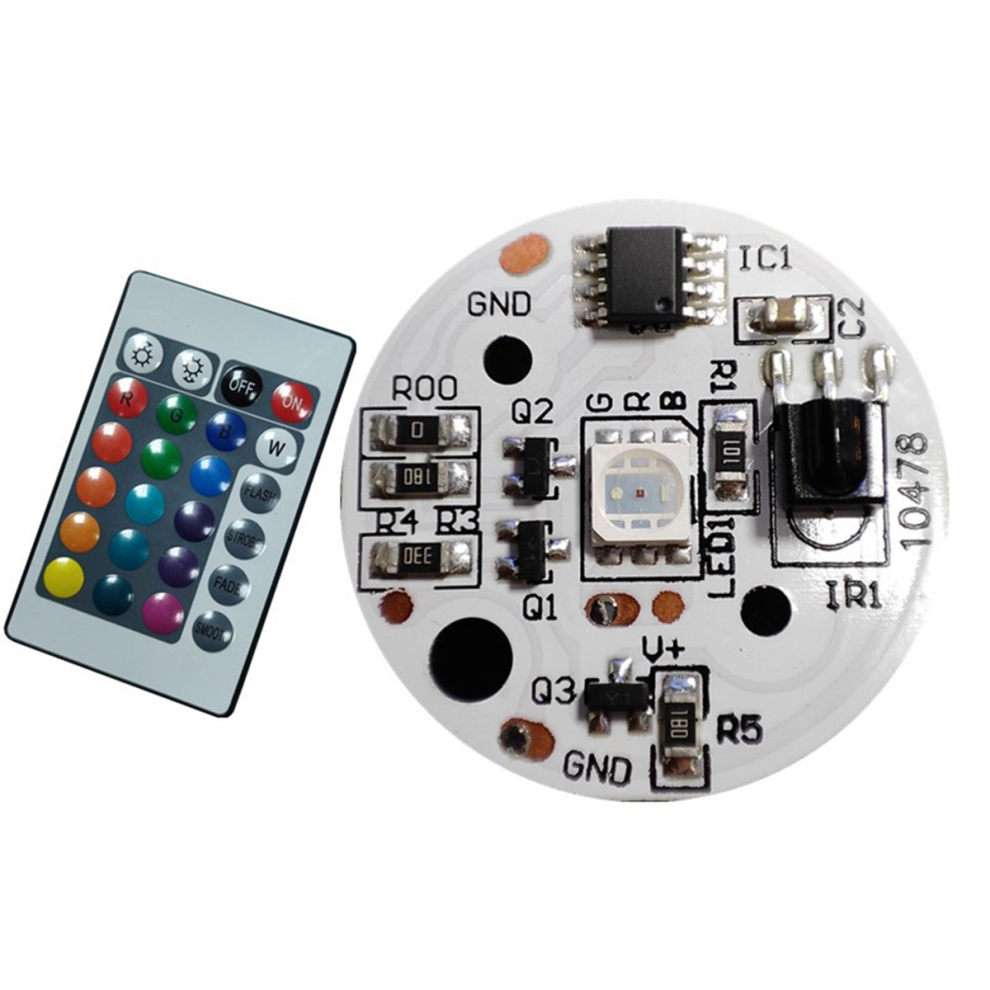 5V Low Voltage LED Lights Plate Color RGB Lamp Board-image-OPC-PJQD2R9-NEW