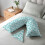 (Pattern 6) Printed V Pillow Cases Covers Polycotton Head Back Neck Maternity Support74x34cm 1