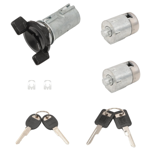 Ignition Lock Cylinder & Door Kit with Keys for 2