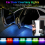 Car Door Lights LED Welcome Light Magnetic Control USB Charging 7