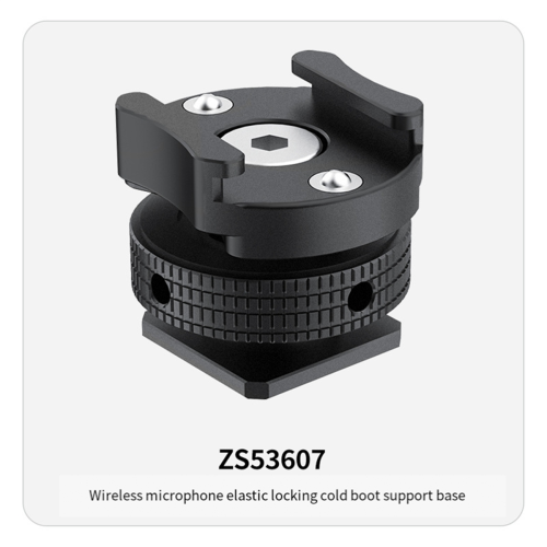 360 graden draaibare cold shoe-adapter voor microfoon 2