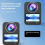2 stuks PC-lensdop voor 360 Action Camera HD Guard 6