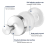 Suction Cup WreathHanger,Suction Hooks Hanging 15 Lbs 6