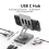 USB C összecsukható dokkolóállomás PD 100W 10