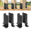 4pcs Post Base Bracket for 2x4 6x6 Wood Fence 8