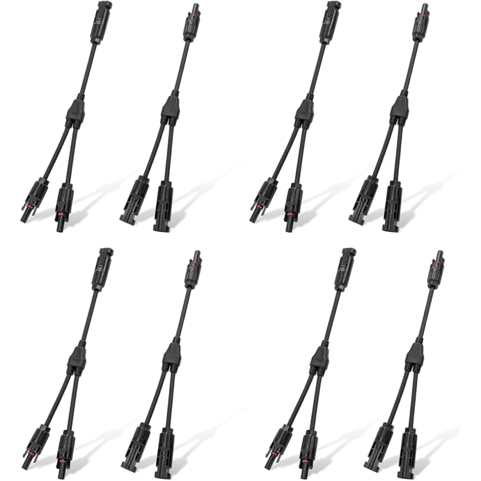 4 Pair Solar Connectors 30A Y Branch Pv Adapter Cable 4852324215884