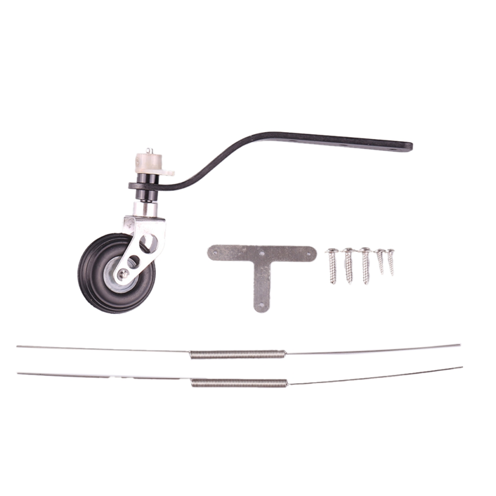 Rear Landing Gear Support+Pu Wheel Steering For 26Cc Gasoline Engine 4852324226187